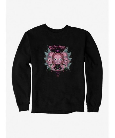 Flash Deal Rick And Morty Split Head Rick Sweatshirt $9.74 Sweatshirts