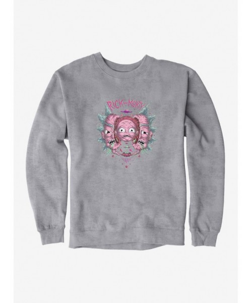 Flash Deal Rick And Morty Split Head Rick Sweatshirt $9.74 Sweatshirts