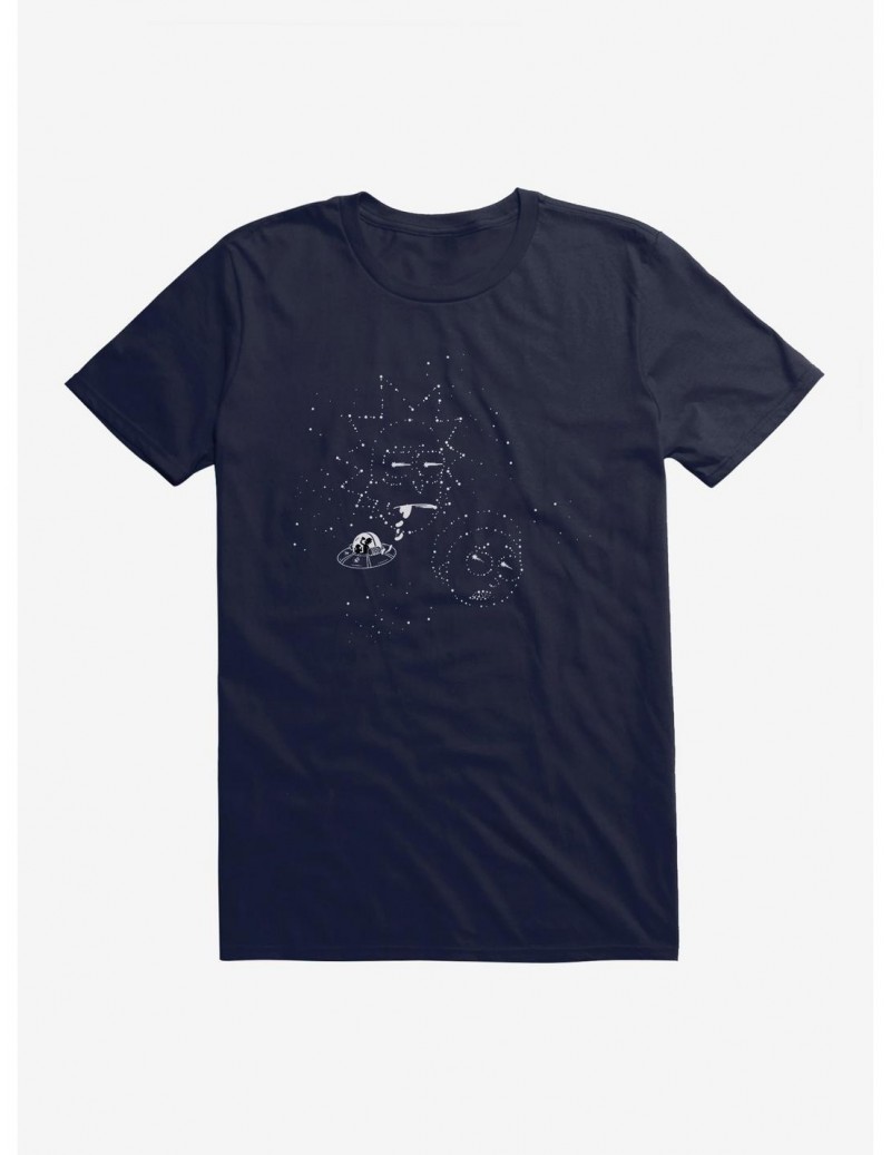 Huge Discount Rick And Morty Constellation T-Shirt $9.56 T-Shirts