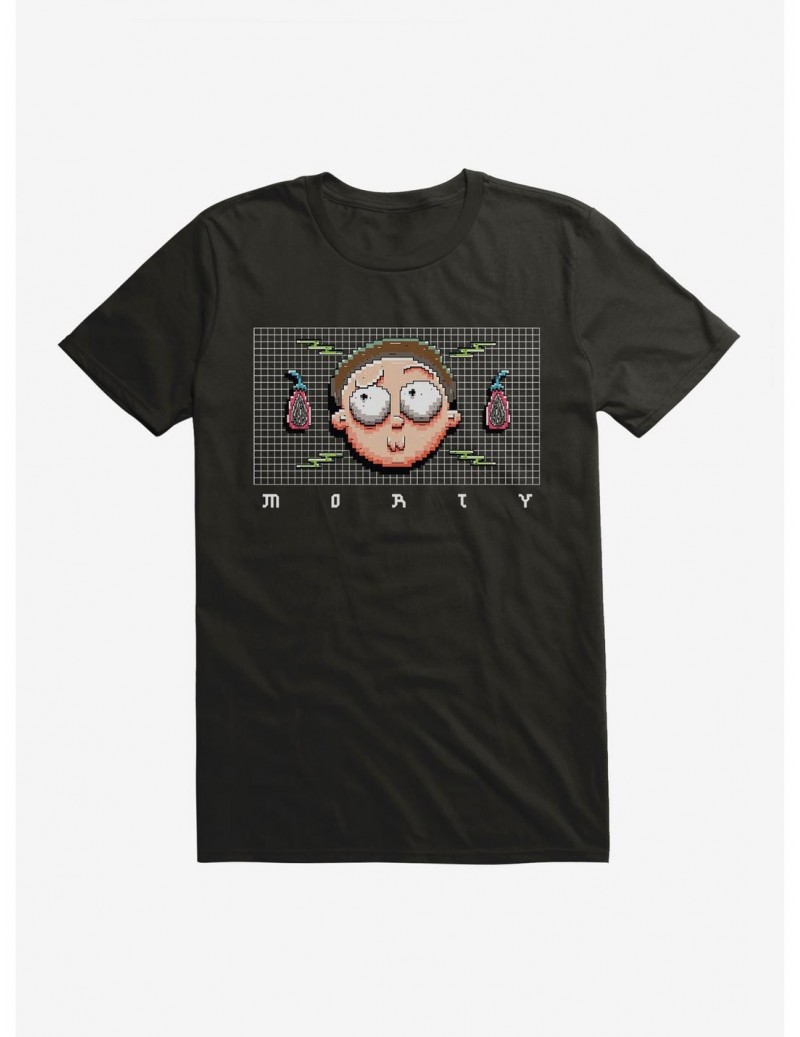 Exclusive Price Rick And Morty 8-Bit Morty T-Shirt $7.84 T-Shirts