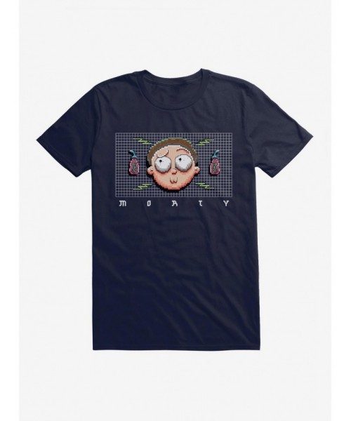 Exclusive Price Rick And Morty 8-Bit Morty T-Shirt $7.84 T-Shirts