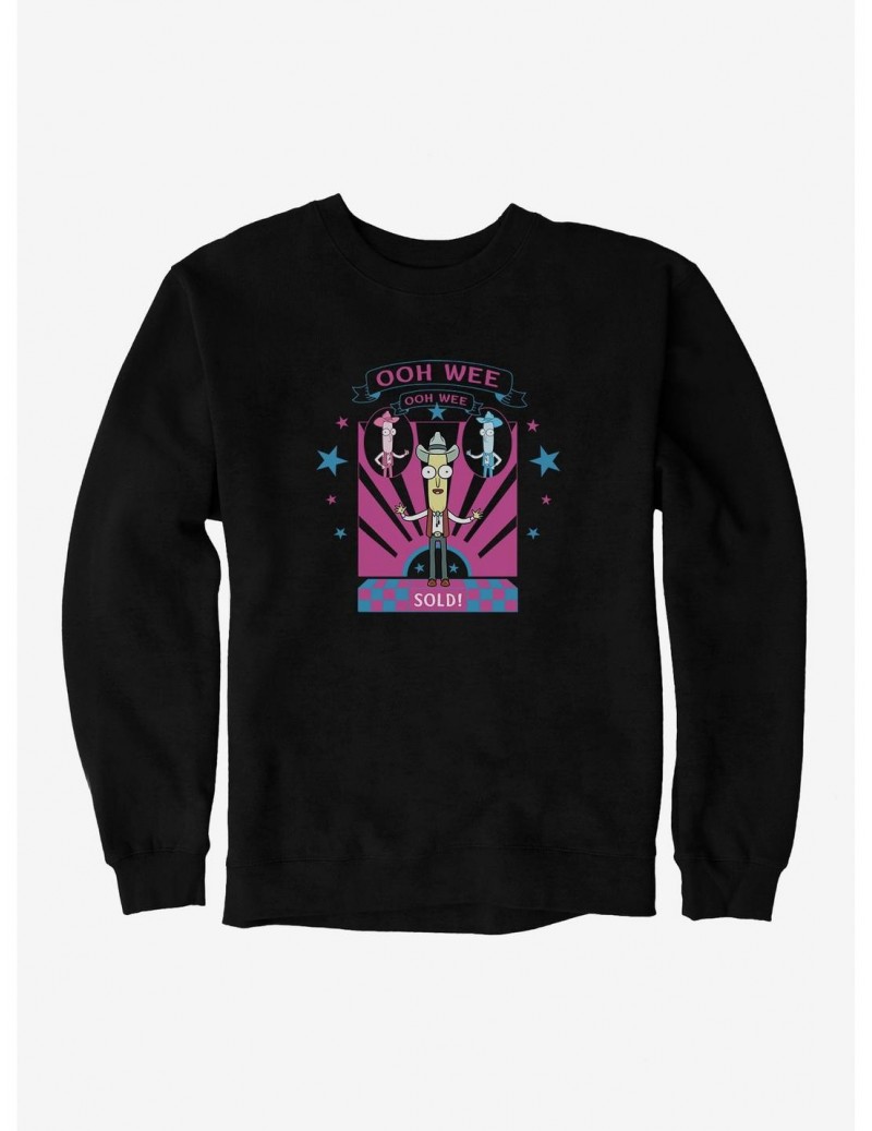 Sale Item Rick And Morty Ooh Wee Sold Sweatshirt $13.58 Sweatshirts