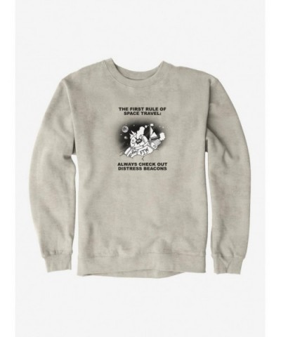 Low Price Rick And Morty Distress Beacons Sweatshirt $12.10 Sweatshirts