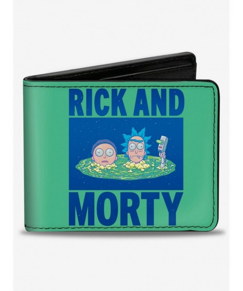 Crazy Deals Rick and Morty Floating Portal Bifold Wallet $8.99 Wallets