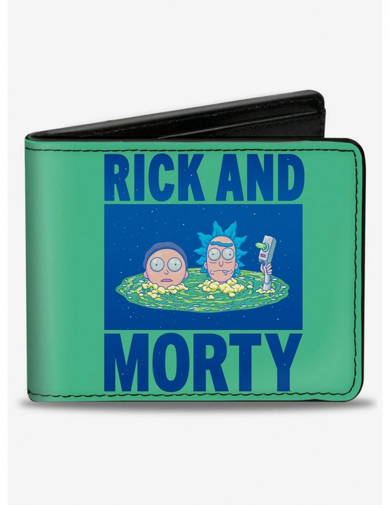 Crazy Deals Rick and Morty Floating Portal Bifold Wallet $8.99 Wallets