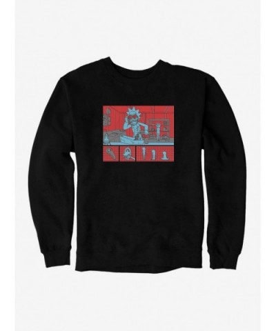 Absolute Discount Rick And Morty Mad Scientist Sweatshirt $8.86 Sweatshirts