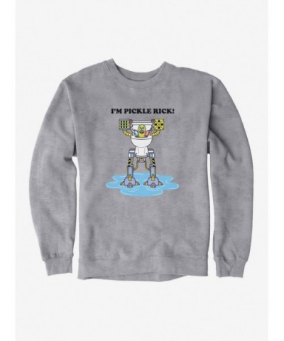 Discount Rick And Morty I'm Pickle Rick Sweatshirt $11.81 Sweatshirts