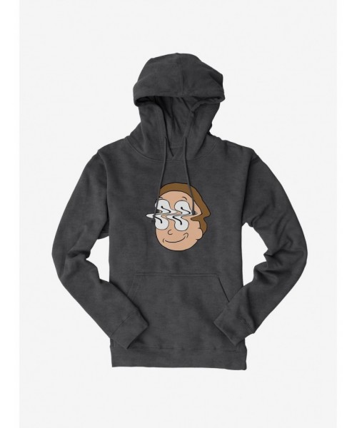 Trendy Rick And Morty Distorted Face Hoodie $15.80 Hoodies