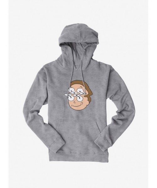 Trendy Rick And Morty Distorted Face Hoodie $15.80 Hoodies