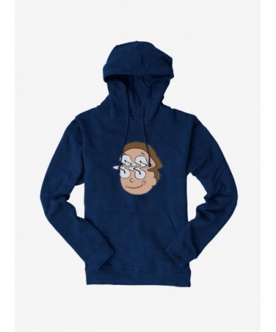 Trendy Rick And Morty Distorted Face Hoodie $15.80 Hoodies