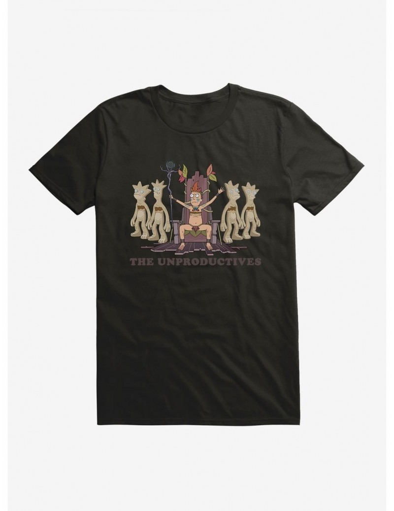 Pre-sale Rick And Morty The Unproductives T-Shirt $7.84 T-Shirts