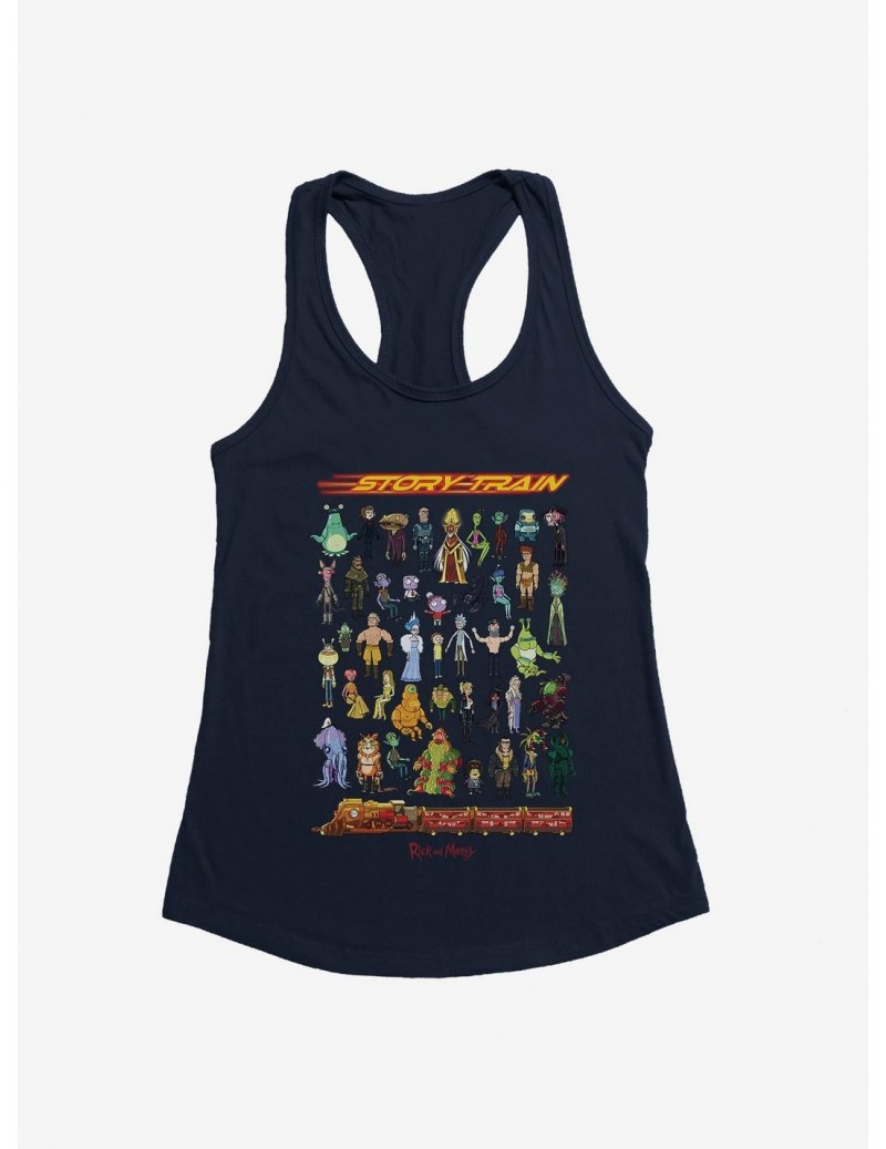 Crazy Deals Rick And Morty Story Train Girls Tank $6.57 Tanks