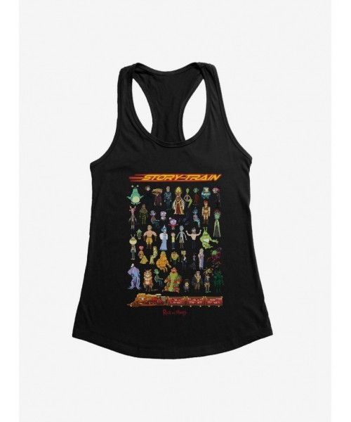 Crazy Deals Rick And Morty Story Train Girls Tank $6.57 Tanks