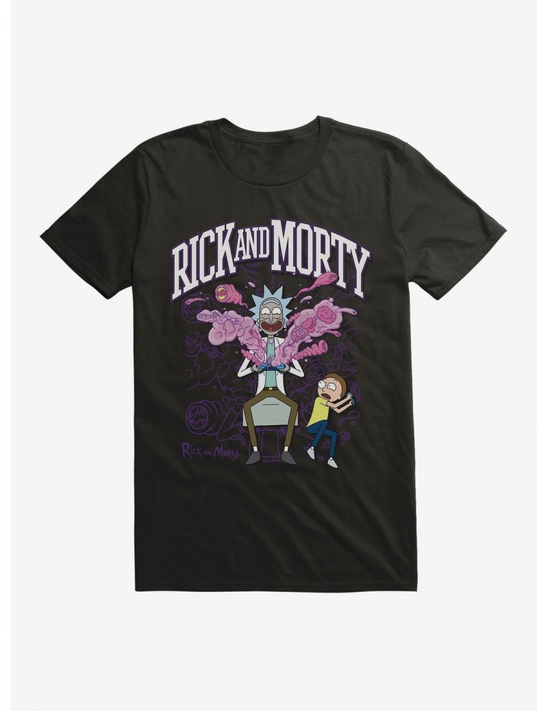 Crazy Deals Rick And Morty Gaming Explosion T-Shirt $7.07 T-Shirts