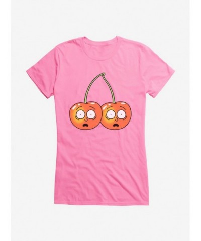 Clearance Rick And Morty Cherries Girls T-Shirt $8.37 T-Shirts