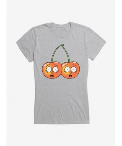 Clearance Rick And Morty Cherries Girls T-Shirt $8.37 T-Shirts