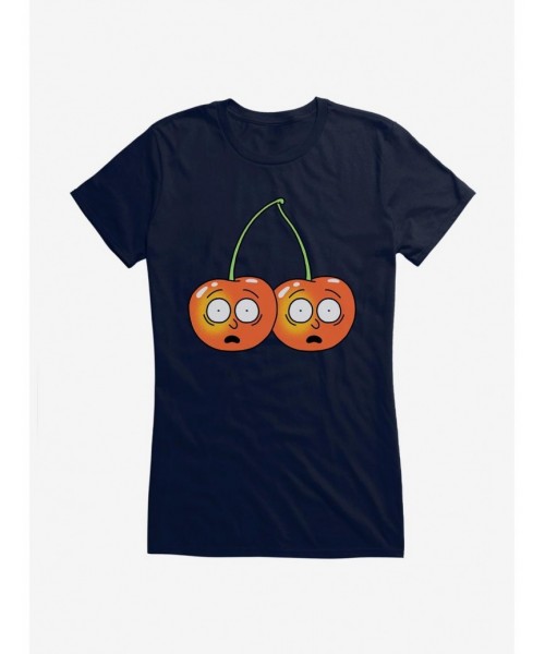 Clearance Rick And Morty Cherries Girls T-Shirt $8.37 T-Shirts