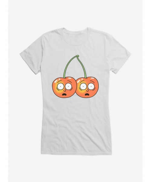 Clearance Rick And Morty Cherries Girls T-Shirt $8.37 T-Shirts