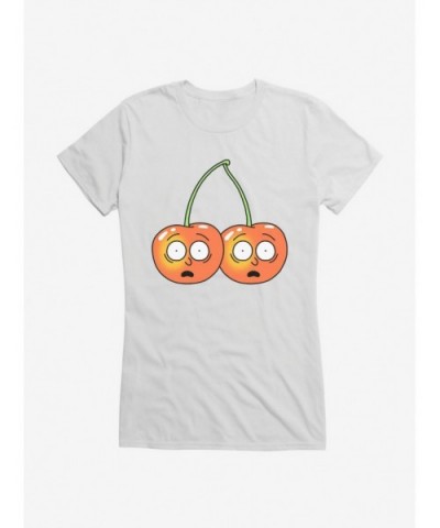 Clearance Rick And Morty Cherries Girls T-Shirt $8.37 T-Shirts