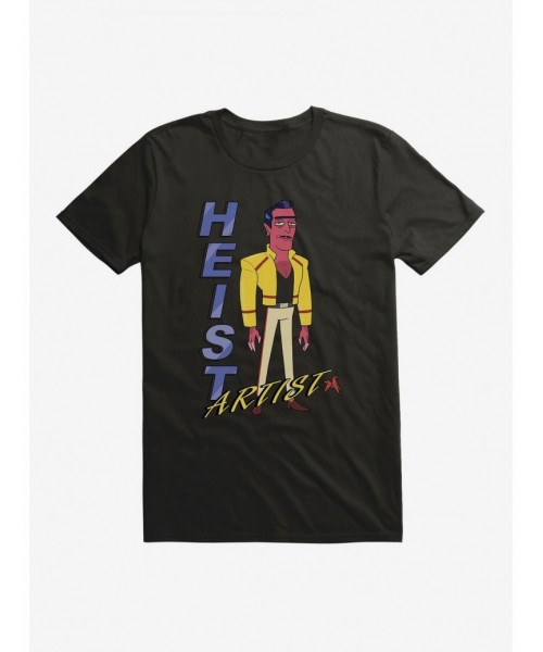 Absolute Discount Rick And Morty Heist Artist T-Shirt $7.27 T-Shirts