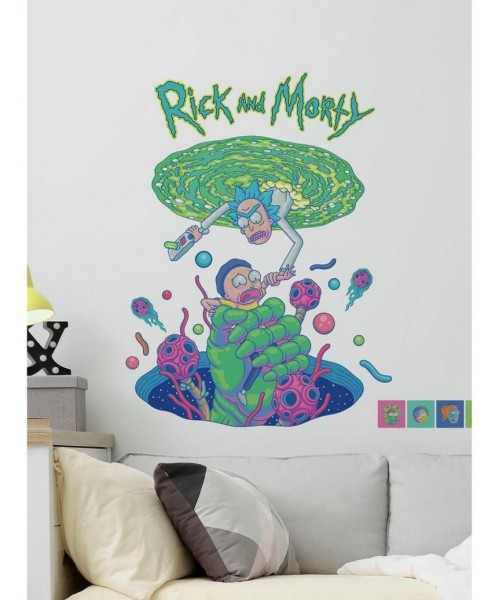 Value Item Rick And Morty Portal Peel And Stick Giant Wall Decals $9.55 Decals