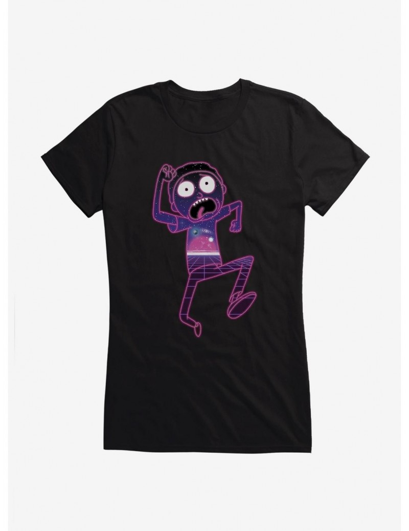 Value for Money Rick And Morty Virtual Space Morty Girls T-Shirt $7.37 T-Shirts