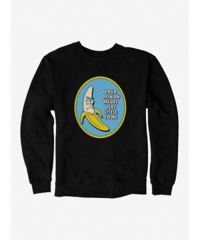 Special Rick And Morty Your Opinion Sweatshirt $12.40 Sweatshirts