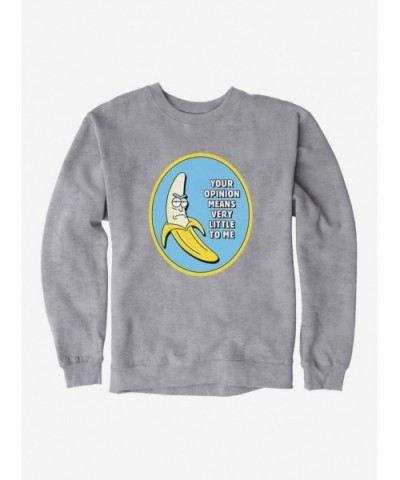 Special Rick And Morty Your Opinion Sweatshirt $12.40 Sweatshirts