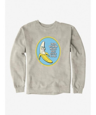 Special Rick And Morty Your Opinion Sweatshirt $12.40 Sweatshirts