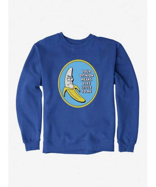 Special Rick And Morty Your Opinion Sweatshirt $12.40 Sweatshirts