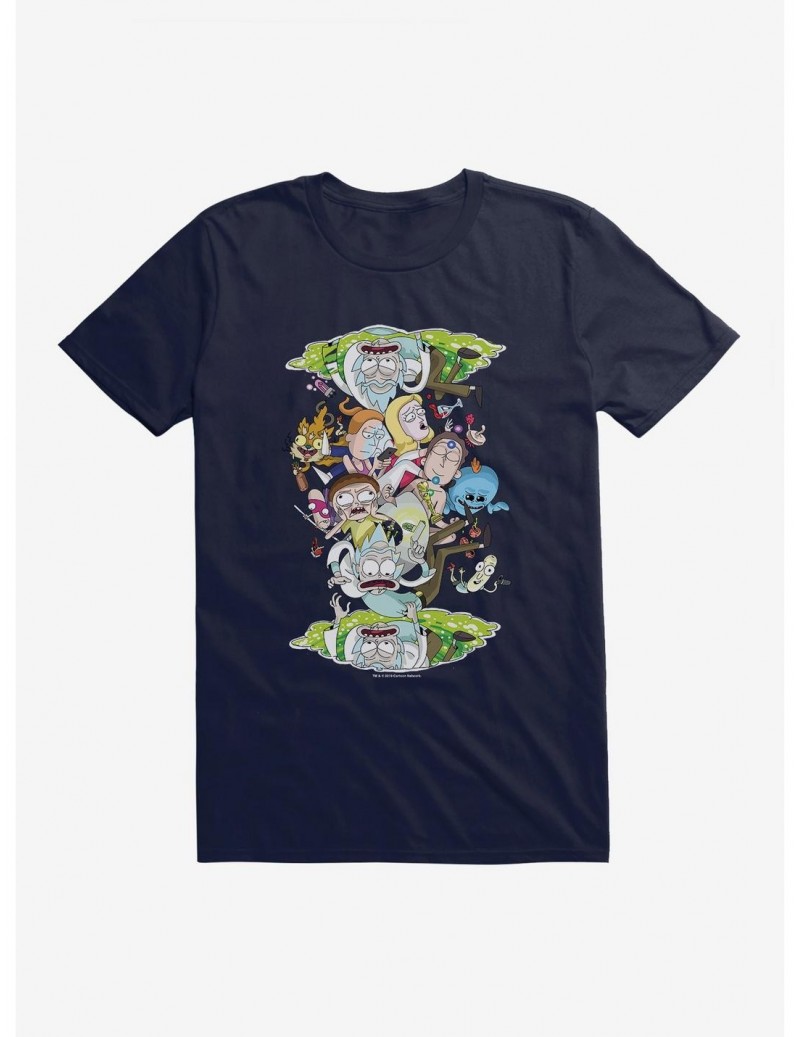 Best Deal Rick and Morty Portal Loop T-Shirt $6.12 T-Shirts