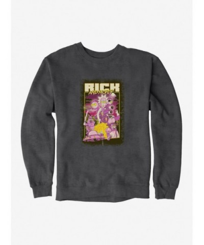 Hot Sale Rick And Morty Action Poster Sweatshirt $13.58 Sweatshirts