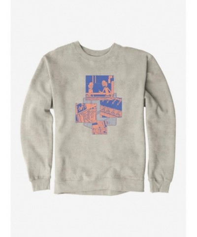 Discount Rick And Morty Factory Panel Sweatshirt $13.87 Sweatshirts