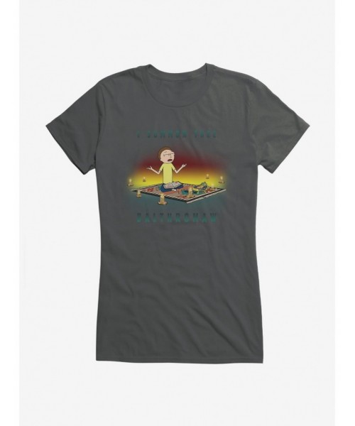 Value for Money Rick And Morty I Summon Thee Balthromaw Girls T-Shirt $8.76 T-Shirts