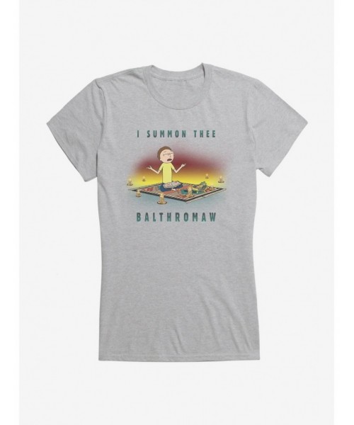 Value for Money Rick And Morty I Summon Thee Balthromaw Girls T-Shirt $8.76 T-Shirts