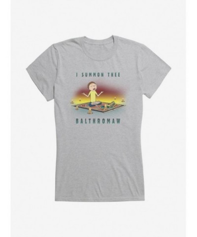 Value for Money Rick And Morty I Summon Thee Balthromaw Girls T-Shirt $8.76 T-Shirts