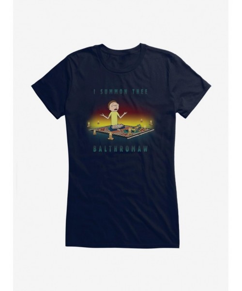 Value for Money Rick And Morty I Summon Thee Balthromaw Girls T-Shirt $8.76 T-Shirts