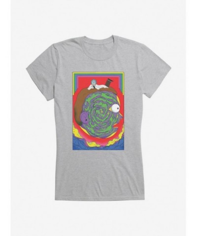 Unique Rick And Morty Portrait Maze Girls T-Shirt $9.96 T-Shirts