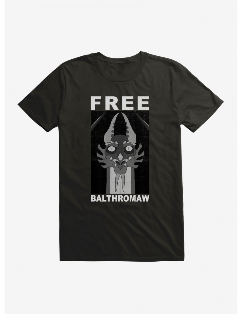 Clearance Rick And Morty Free Balthromaw T-Shirt $8.80 T-Shirts