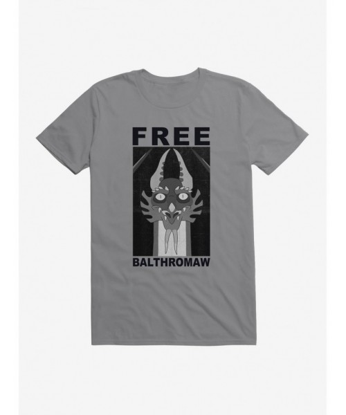 Clearance Rick And Morty Free Balthromaw T-Shirt $8.80 T-Shirts