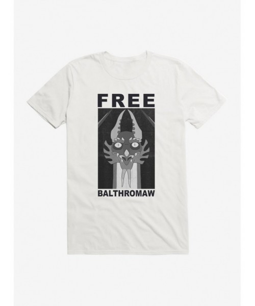 Clearance Rick And Morty Free Balthromaw T-Shirt $8.80 T-Shirts