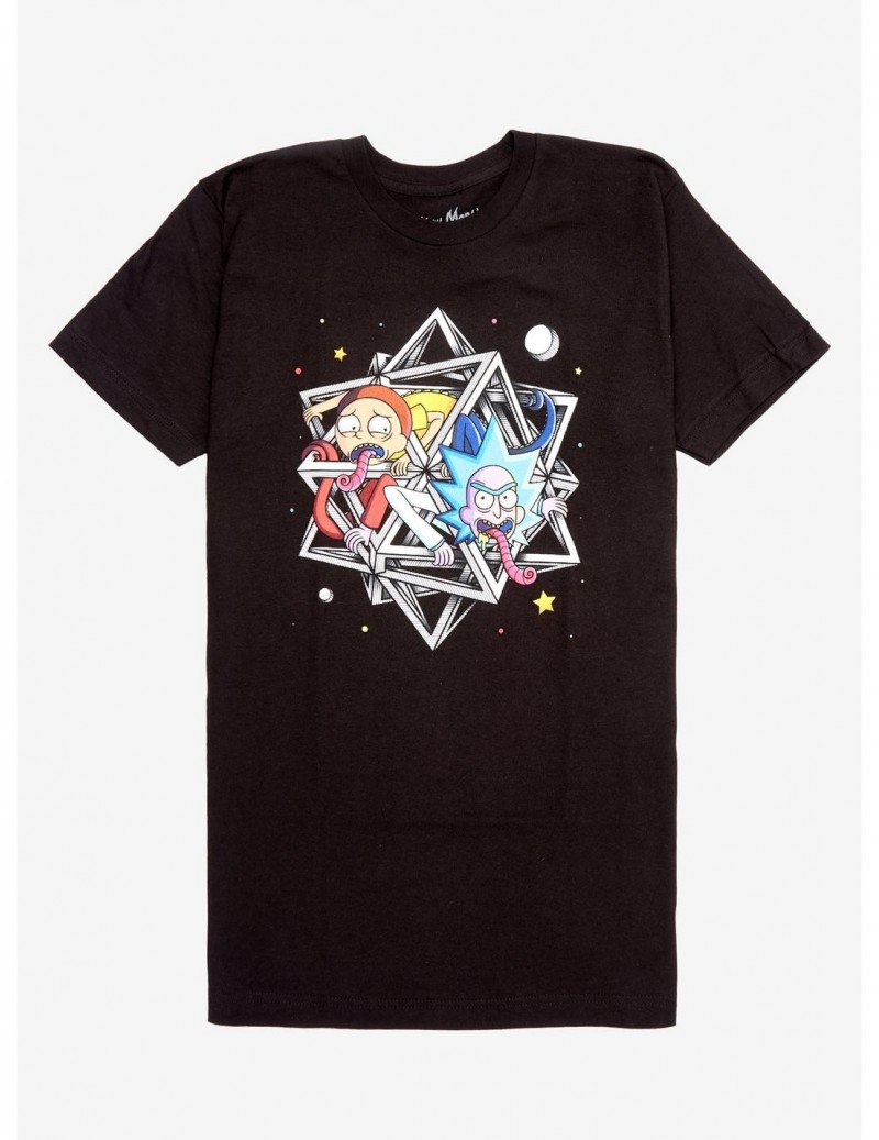 Bestselling Rick And Morty Polyhedream T-Shirt $8.43 T-Shirts