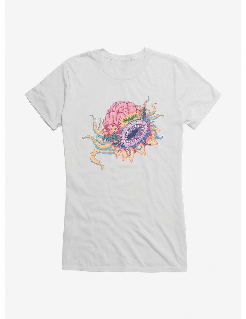Limited Time Special Rick And Morty Brain Monster Girls T-Shirt $9.36 T-Shirts