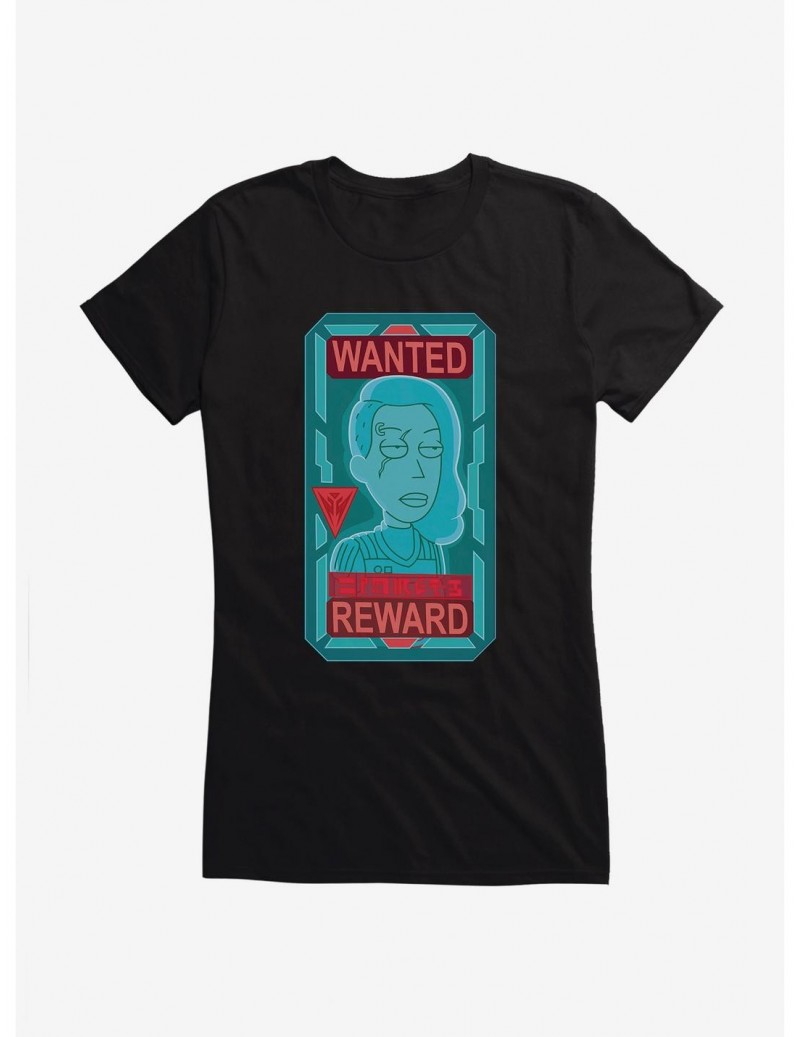 Low Price Rick And Morty Wanted Beth Poster Girls T-Shirt $9.96 T-Shirts