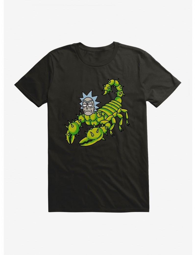 Pre-sale Discount Rick And Morty Scorpion Rick T-Shirt $8.41 T-Shirts