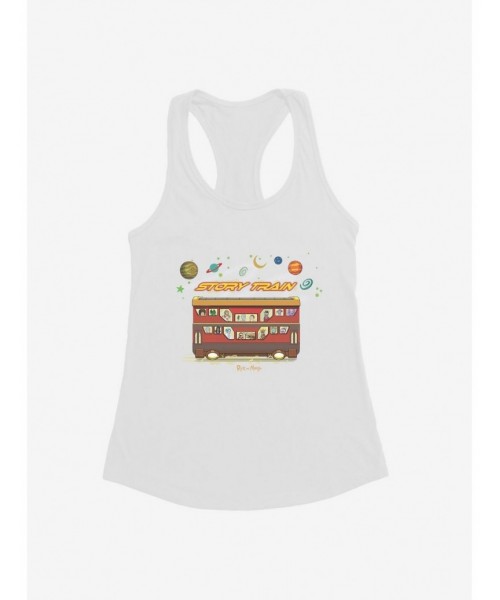 Hot Sale Rick And Morty Story Train Girls Tank $6.57 Tanks