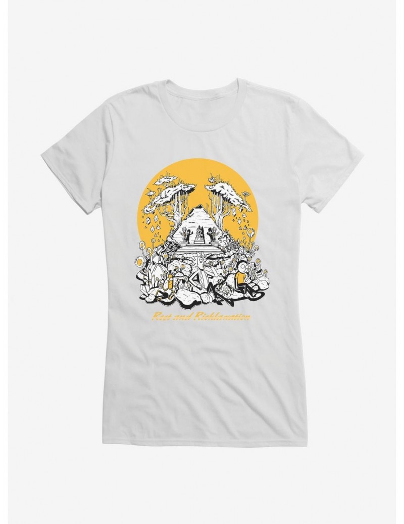 Special Rick And Morty Rest Rick Girls T-Shirt $9.56 T-Shirts