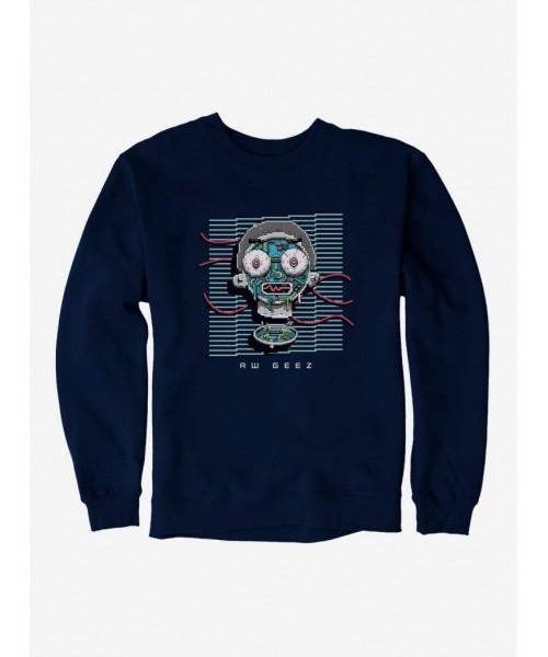 Fashion Rick And Morty Aw Geez Sweatshirt $13.28 Sweatshirts