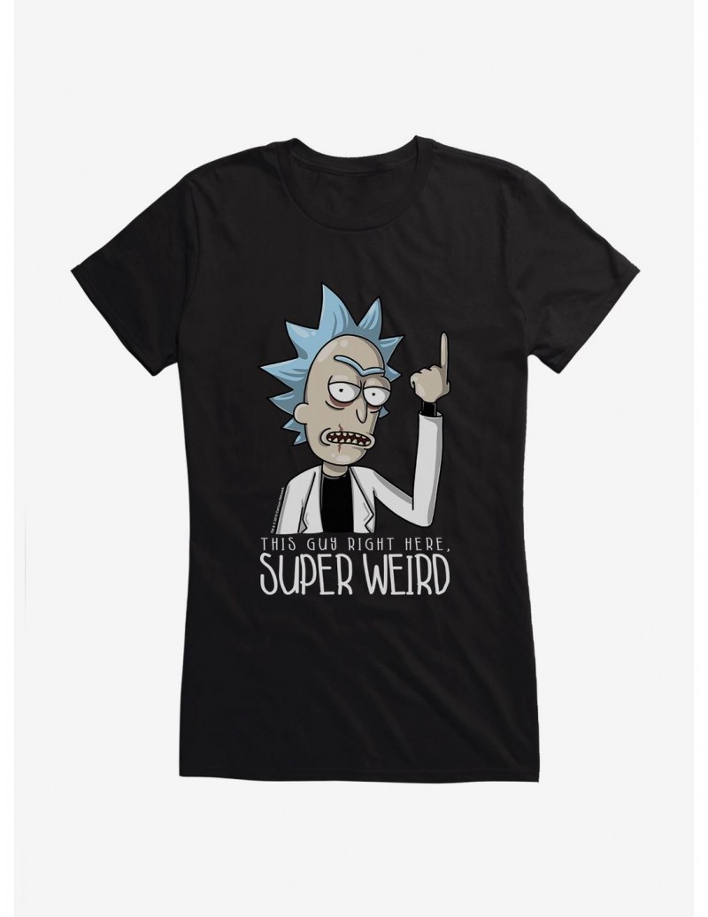 Sale Item Rick And Morty Super Weird Girls T-Shirt $7.17 T-Shirts