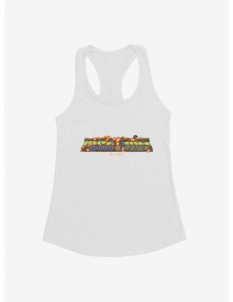 Value for Money Rick And Morty Glorzo Is Peace Logo Girls Tank $8.96 Tanks